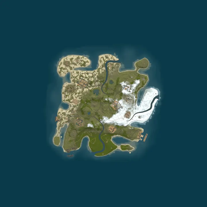 Map of A Rust Server