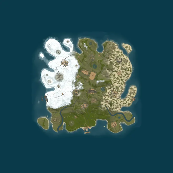 Map of GodlikeHost Server