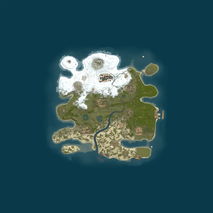 Map of A Rust Server