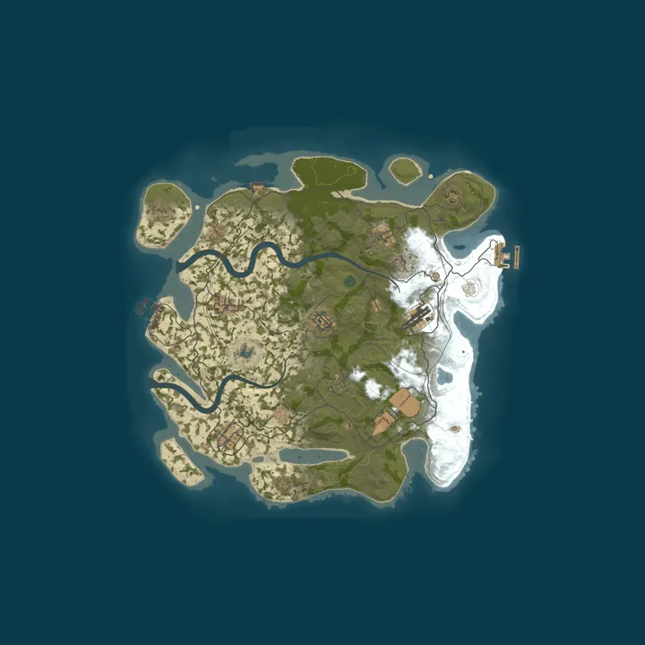 Map of [BR/LATAM] TERRA HOSTIL VANILLA | SOLO/ DUO/ TRIO |