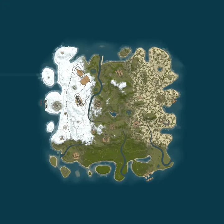 Map of PVE LOST [ RU МИРНЫЙ КВЕСТЫ ИВЕНТЫ ПВЕ ]