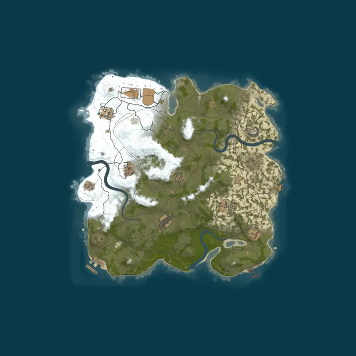 Map of MERCI RUST X2 | CLASSIC+ | WIPED 23.10