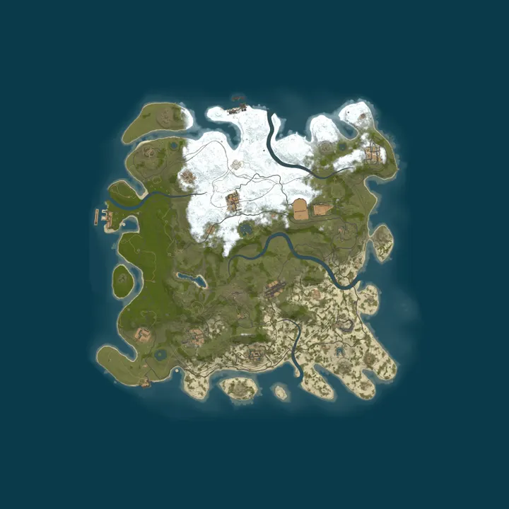 Map of 666 RUST 2Х|ДЛЯ НОВИЧКОВ|РОССИЯ 21.10