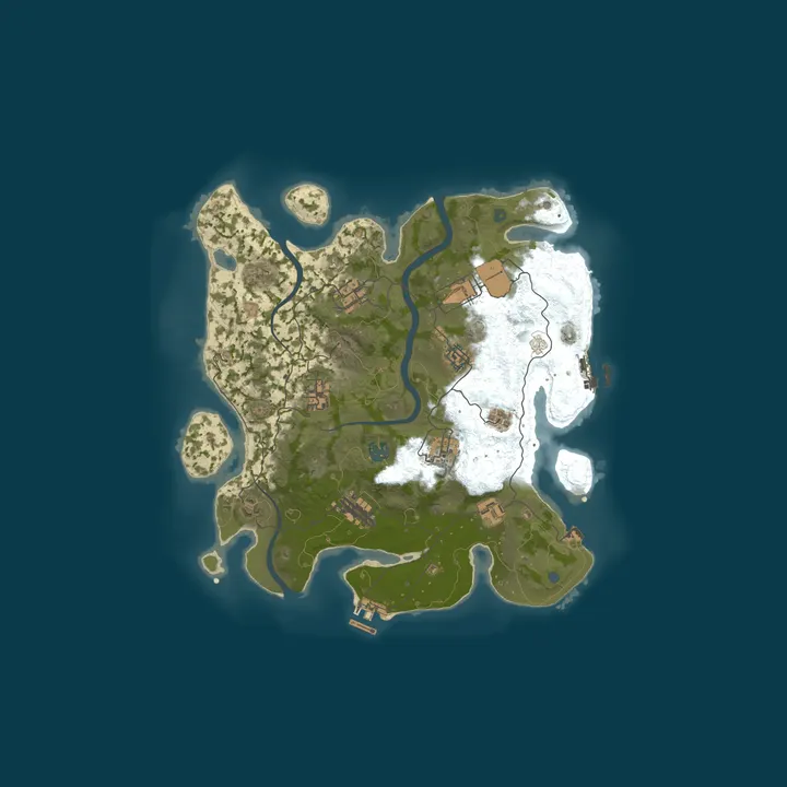 Map of [EU] RUSTONIA | JUST WIPED! | 2X MONTHLY | MAX 4 | VANILLA+