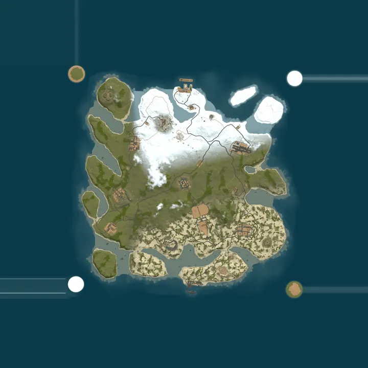 Map of US |EXO 100X|PvP|10MAX|Kits|ClanCores|Roams|Raidable Bases