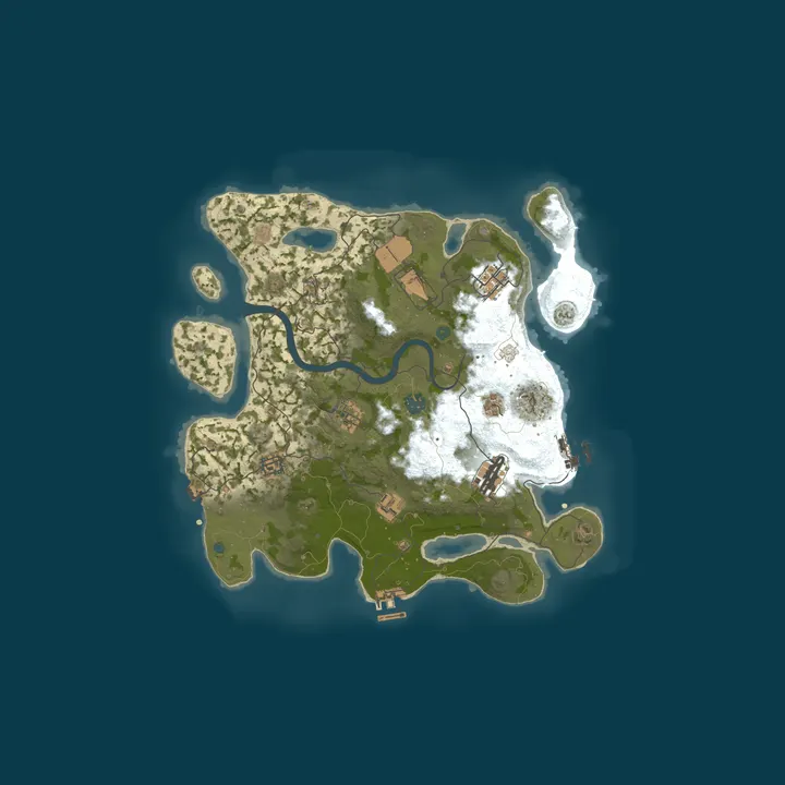 Map of ApexServers.gg 2X | Solo/Duo/Trio/Quad | Loot 2X | JUST WIPED