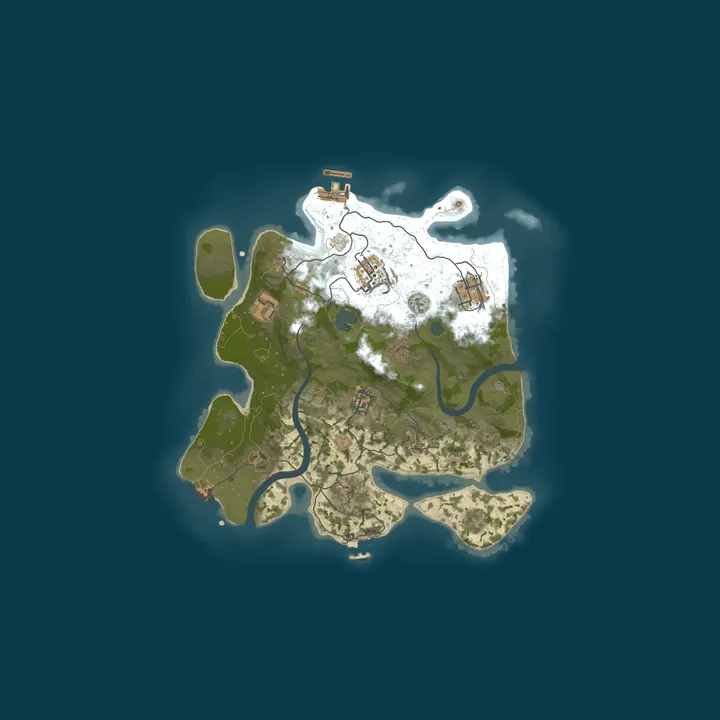Map of My Untitled Rust Server