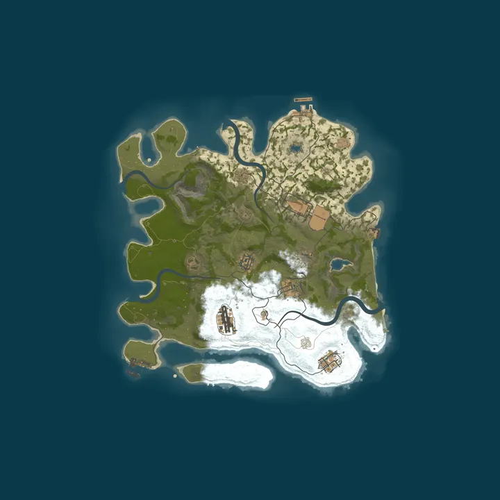 Map of Nuclear US - Vanilla | BiWeekly