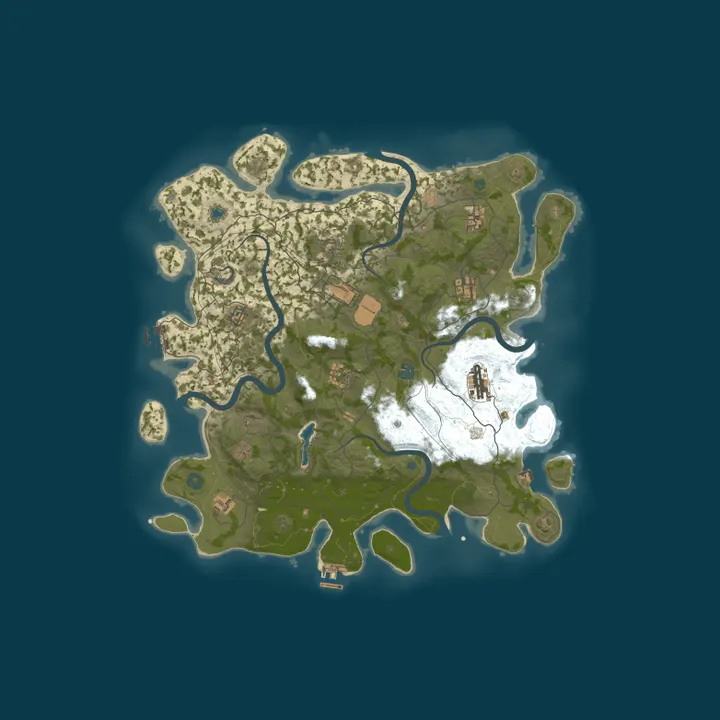 Map of ZOS | ЗОНА ВЫЖИВАНИЯ | X2 | TR | TP | RB |