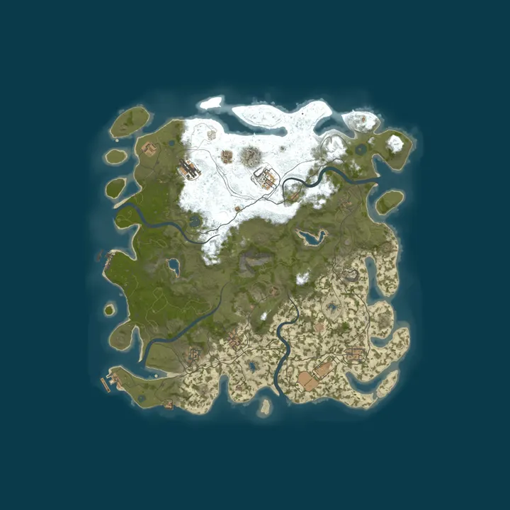 Map of My Local Rust Server